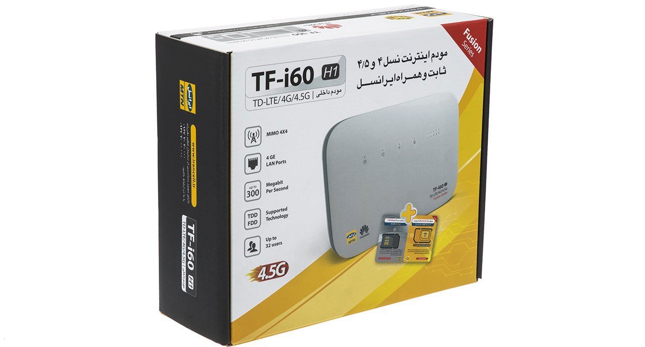 ایرانسل TF-I60 TD-LTE4G4.5G