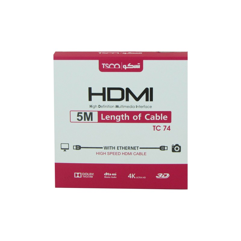 کابل HDMI تسکو مدل TC 74