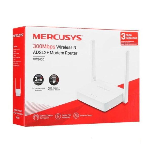 مودم روتر ADSL2 بی‌ سیم میکروسیس مدل MW-300D