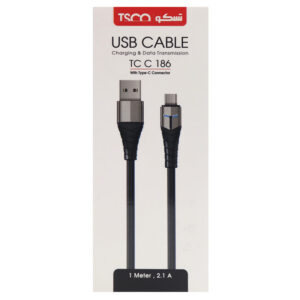 کابل تسکو مدل TC C186 مبدل USB به Type-C