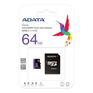 کارت حافظه microSDHC ای دیتا ظرفیت 64 گیگابایت