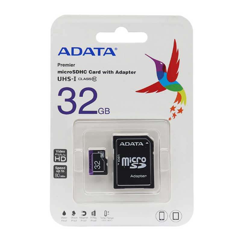 کارت حافظه microSDHC ای دیتا ظرفیت 32 گیگابایت
