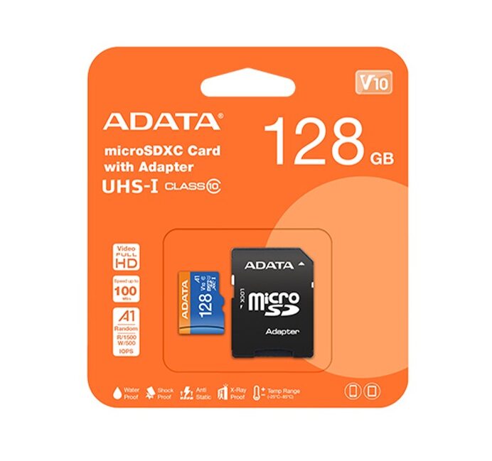 کارت حافظه microSDXC ای دیتا ظرفیت 128 مدل V10