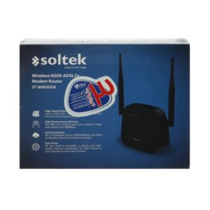 مودم روتر ADSL2 Plus بی‌سیم N300 سولتک مدل WM305N